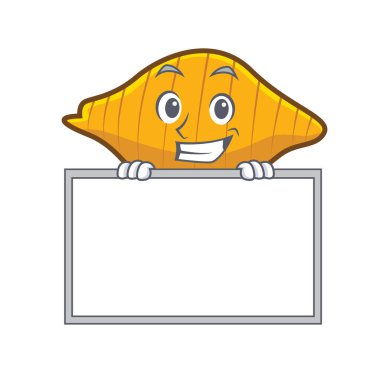 Yönetim Kurulu conchiglie makarna karakter karikatür ile sırıtarak