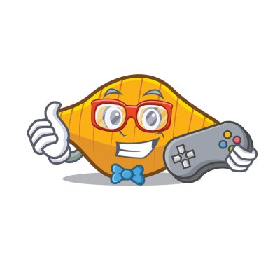 Oyun conchiglie makarna maskot çizgi film