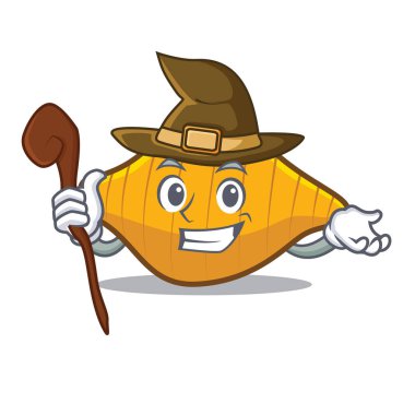 Cadı conchiglie makarna maskot çizgi film