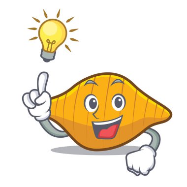 Bir fikir conchiglie makarna maskot çizgi film var