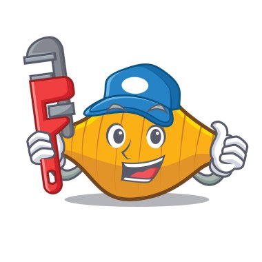 Tesisatçı conchiglie makarna maskot çizgi film