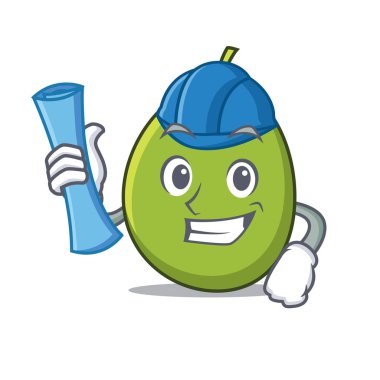Mimar zeytin karakter karikatür tarzı
