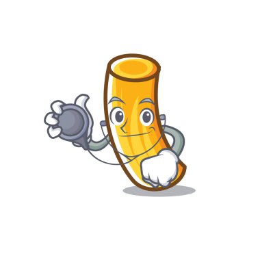 Doktor tortiglioni makarna karakter karikatür