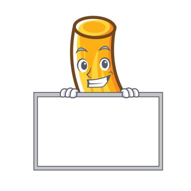 Yönetim Kurulu tortiglioni makarna karakter karikatür ile sırıtarak