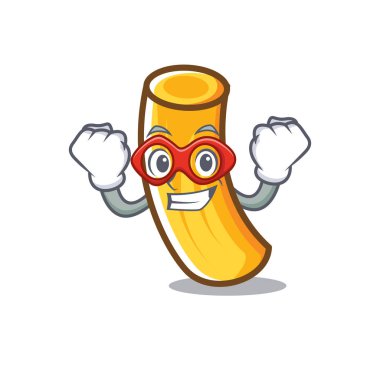 Süper kahraman tortiglioni makarna karakter karikatür