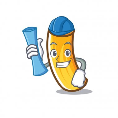 Mimar tortiglioni makarna karakter karikatür