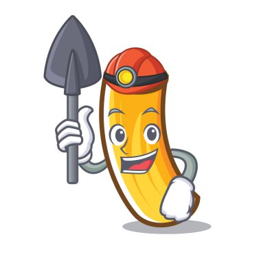 Madenci tortiglioni makarna maskot çizgi film