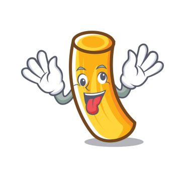 Deli tortiglioni makarna maskot çizgi film