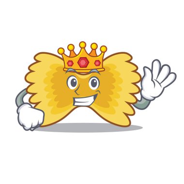 Kral Farfalle makarna maskot çizgi film