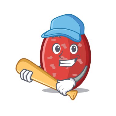 Oyun beysbol salam karakter karikatür tarzı