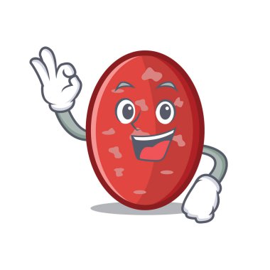 Salam karakter karikatür tarzı Tamam