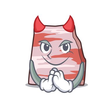 Şeytan domuz domuz yağı maskot çizgi film