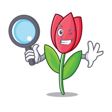 Dedektif Lale karakter karikatür tarzı