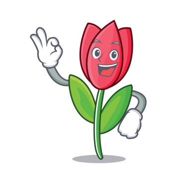 Lale karakter karikatür tarzı Tamam