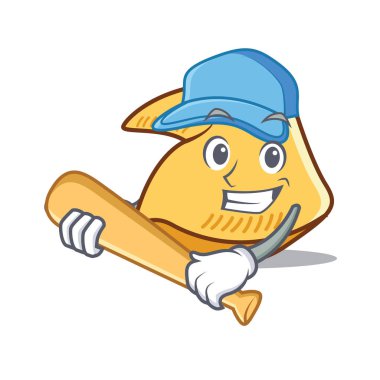 İskambil beyzbol fal kurabiyesi karakter karikatür