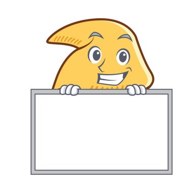 Yönetim Kurulu fal kurabiyesi karakter karikatür ile sırıtarak