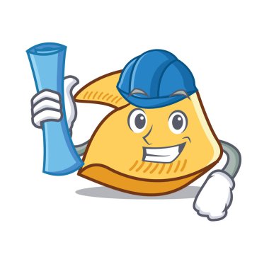 Mimar fal kurabiyesi karakter karikatür