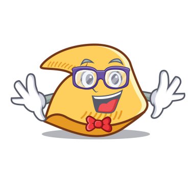 Geek fal kurabiyesi karakter karikatür