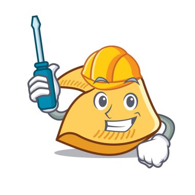 Otomotiv şans kurabiyesi maskot çizgi film