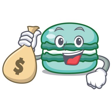 Para çantası macaron karakter karikatür tarzı ile