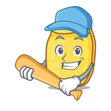 İskambil beyzbol patates cipsi karakter karikatür