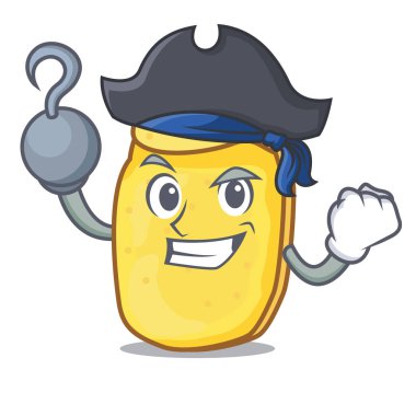 Korsan patates cipsi karakter karikatür