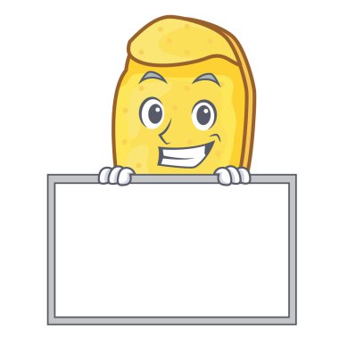 Yönetim Kurulu patates cipsi karakter karikatür ile sırıtarak