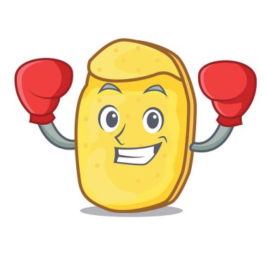 Boks patates cipsi karakter karikatür