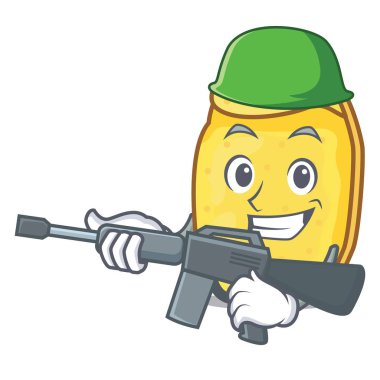 Ordu patates cipsi karakter karikatür