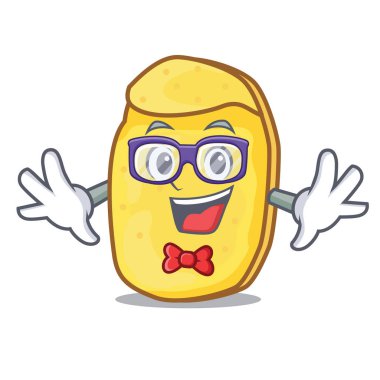Geek patates cipsi karakter karikatür