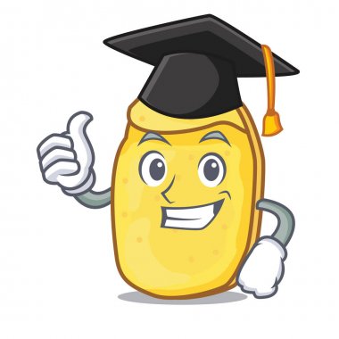 Mezuniyet patates cipsi karakter karikatür