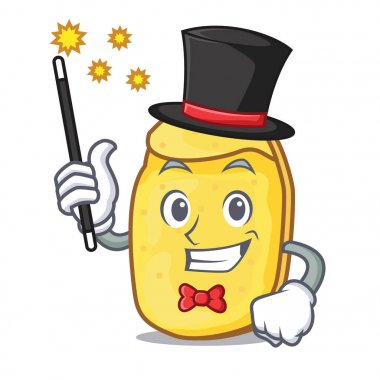 Sihirbaz patates cipsi maskot çizgi film