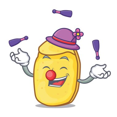 Patates cipsi maskot karikatür hokkabazlık