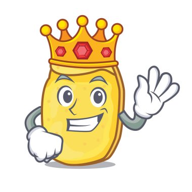 Kral patates cipsi maskot çizgi film