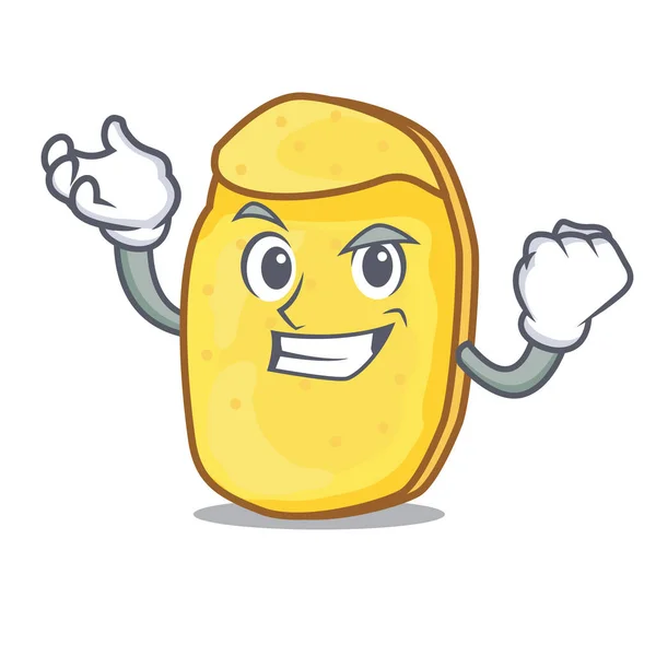 Berhasil kentang chip karakter kartun - Stok Vektor