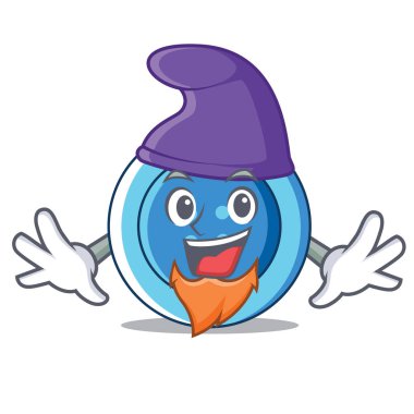 Elf giyim düğmesini karakter karikatür