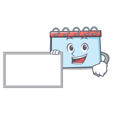 Yönetim Kurulu takvim karakter karikatür tarzı ile