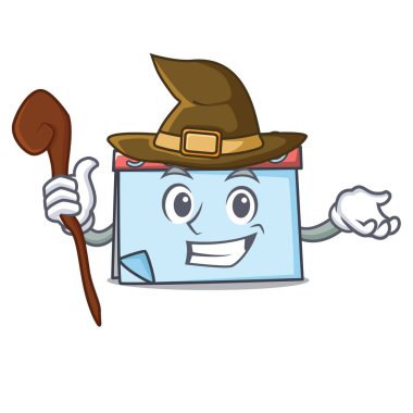 Cadı takvim maskot karikatür tarzı