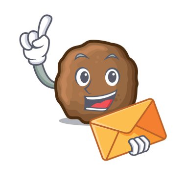 Zarf köfte karakter karikatür tarzı