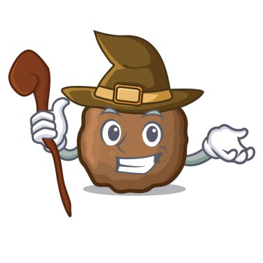 Cadı köfte maskot karikatür tarzı