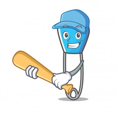 İskambil beyzbol çengelli iğne karakter karikatür