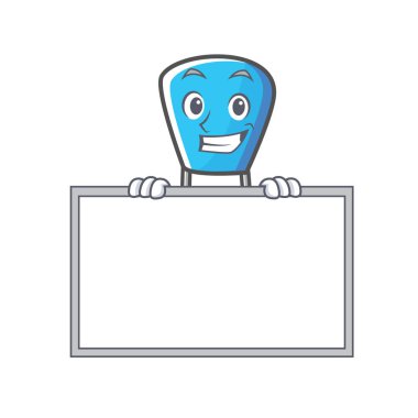 Yönetim Kurulu çengelli iğne karakter karikatür ile sırıtarak