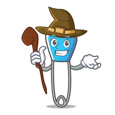 Cadı çengelli iğne maskot çizgi film