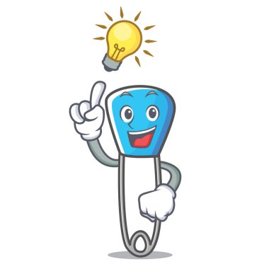 Fikir çengelli iğne maskot çizgi film