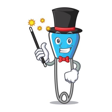 Sihirbaz çengelli iğne maskot çizgi film