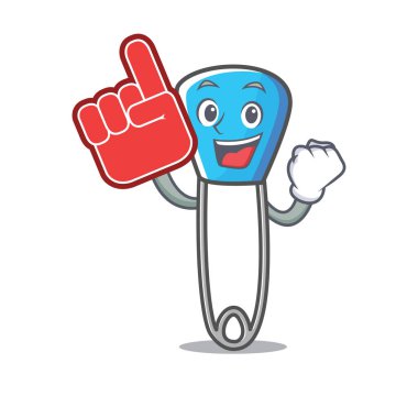 Köpük parmak çengelli iğne maskot çizgi film