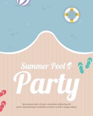 Yaz tatil ve tropikal tatil