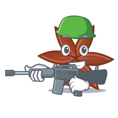 Ordu anason karakter karikatür tarzı