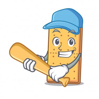 Beyzbol graham tanımlama bilgileri karakter karikatür oynarken