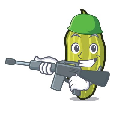 Ordu kakule karakter karikatür tarzı